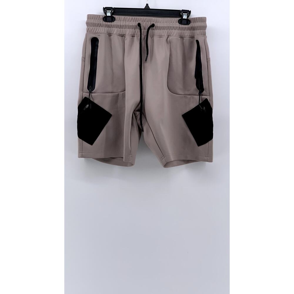 ATHLETEX PERFORMANCE APPAREL Men's Gray-Black Casual Shorts SZ L